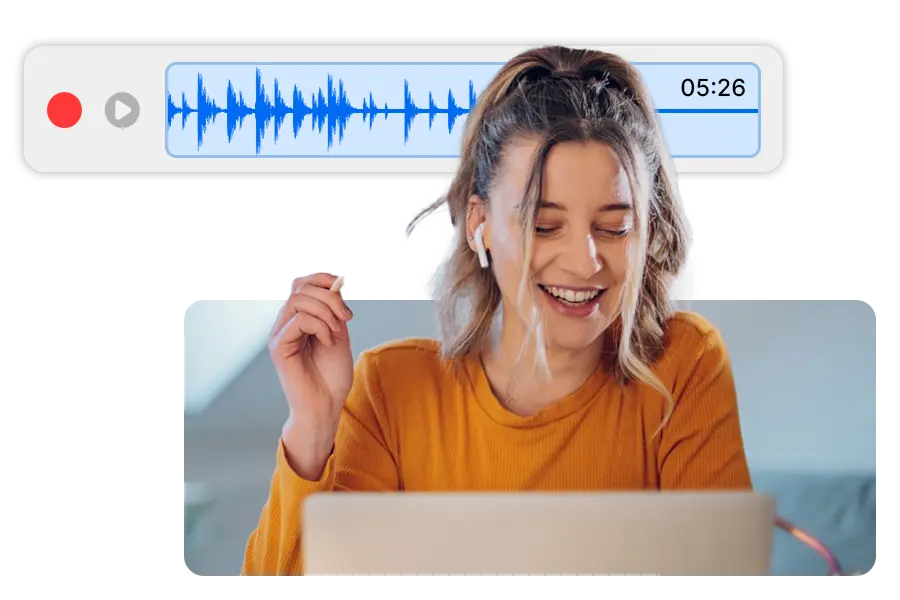 可隨時隨地進行錄音